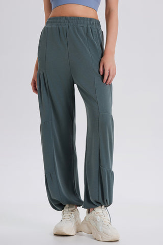 Bailey Elastic Waist Ruched Joggers