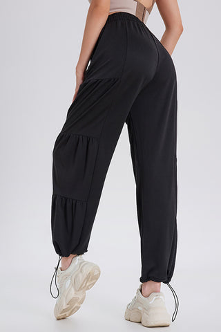 Bailey Elastic Waist Ruched Joggers