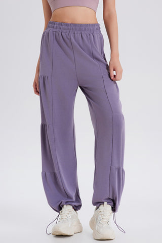 Bailey Elastic Waist Ruched Joggers